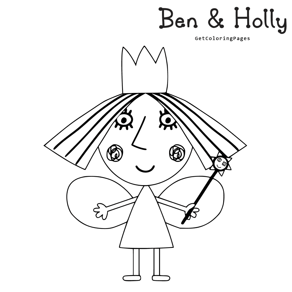 Ben and Holly Colouring Pages - Get Coloring Pages