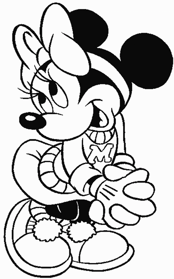 Free Printable Minnie Mouse Coloring Pages | Free Coloring Pages