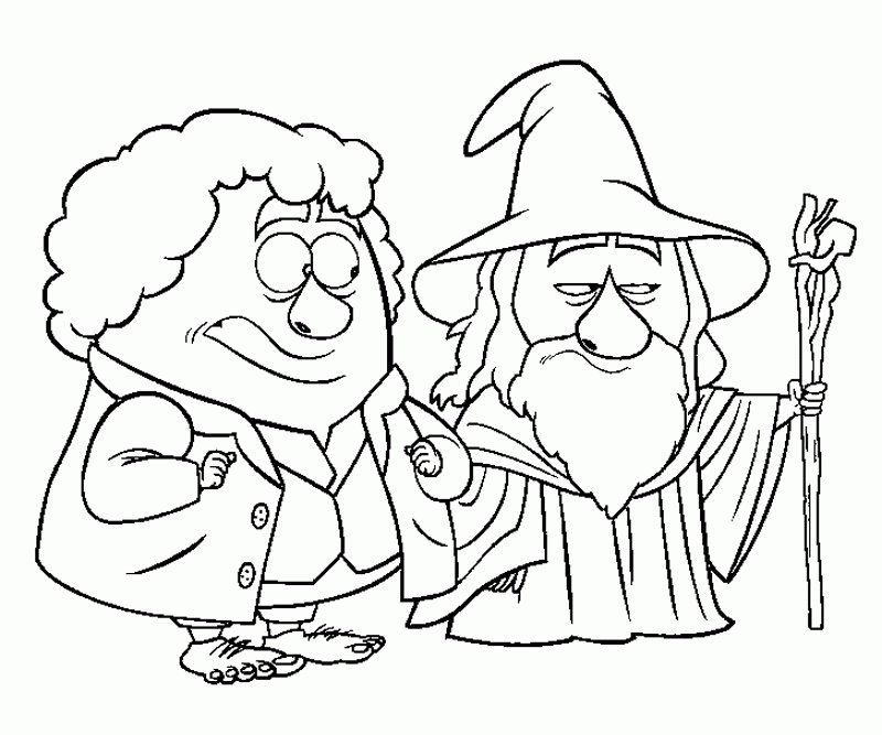 Free Hobbit Coloring Pages, Download Free Hobbit Coloring Pages png images,  Free ClipArts on Clipart Library