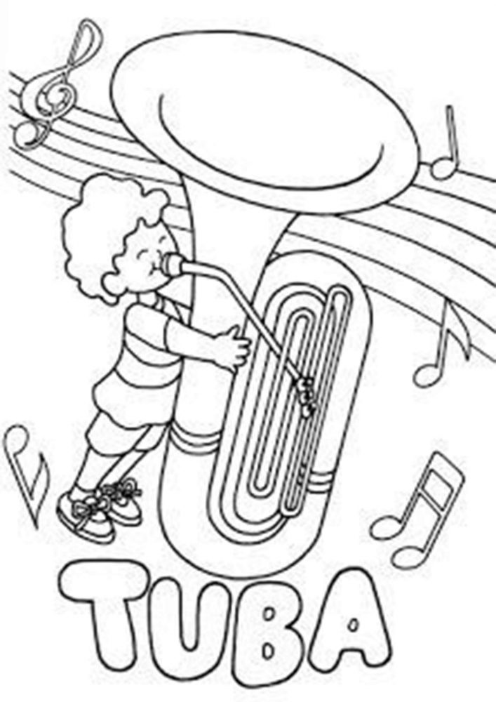 Free & Easy To Print Music Coloring Pages - Tulamama