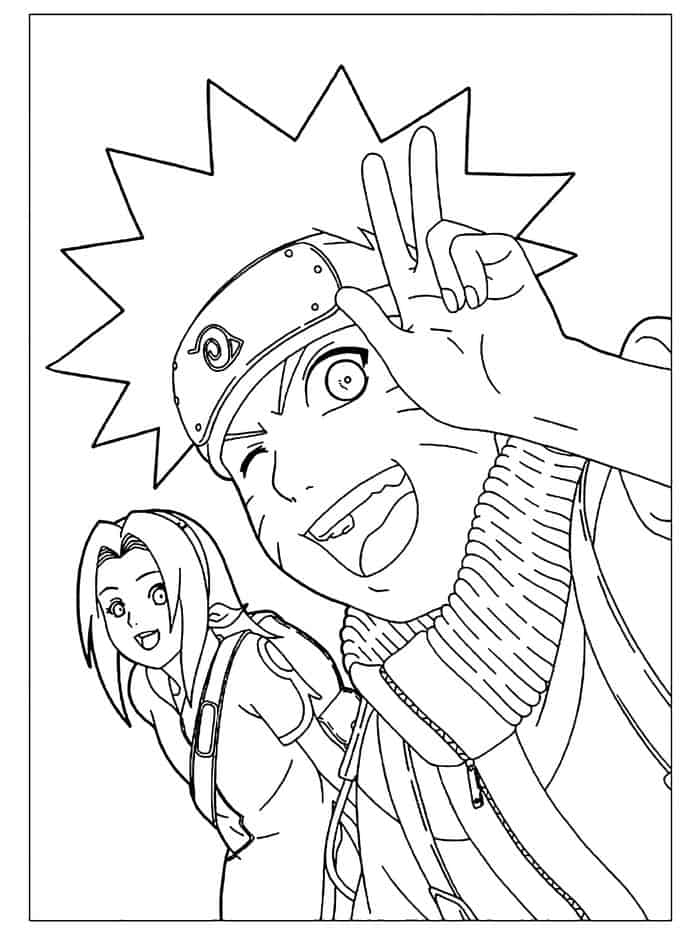 Naruto Coloring Pages PDF - ColoringFile