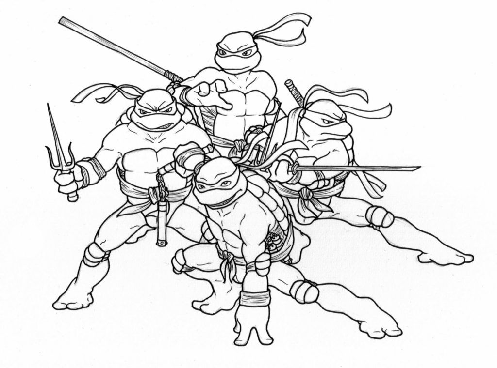 Coloring Pages: Tmnt Coloring Pages Pictures Colorine Teenage ...