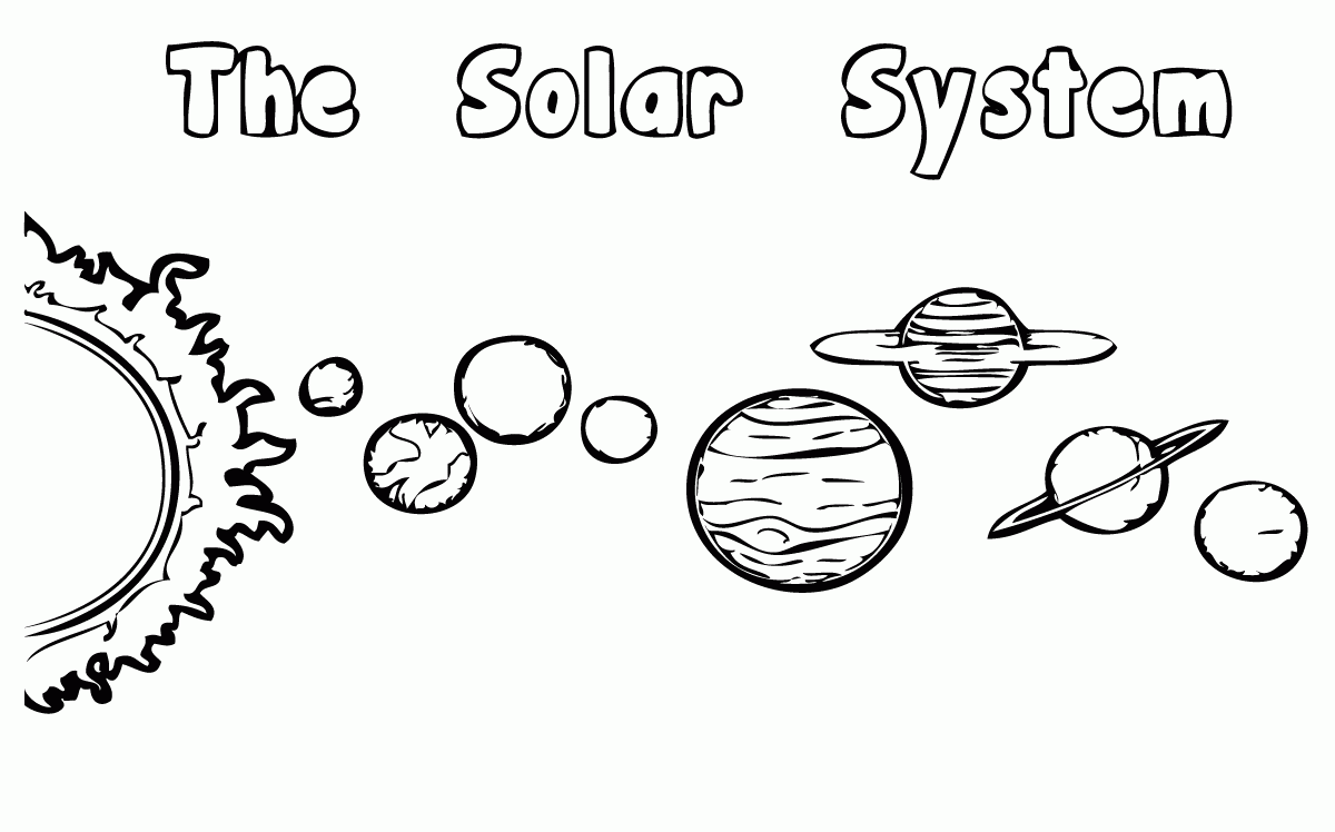 Solar system coloring pages to download and print for free