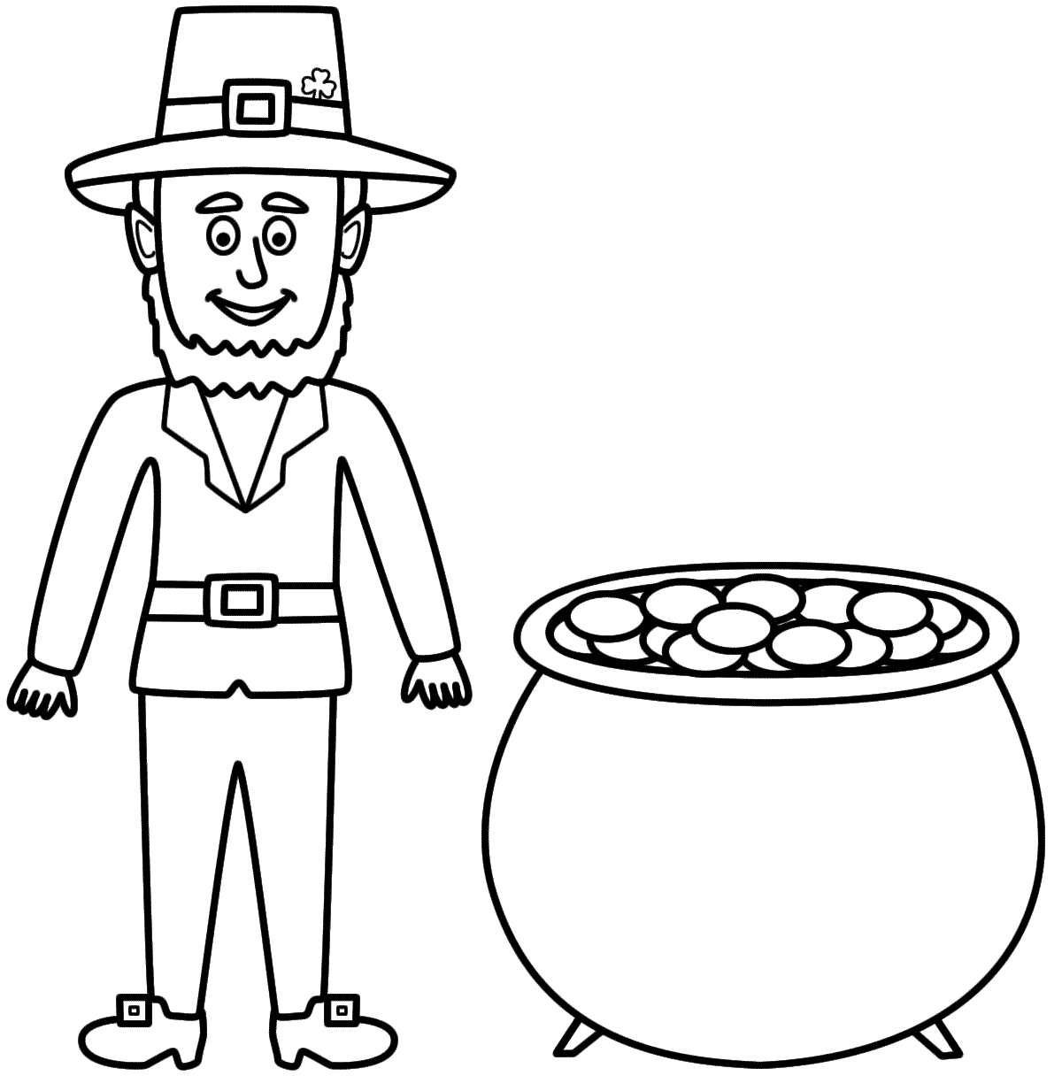 leprechaun coloring | Only Coloring Pages