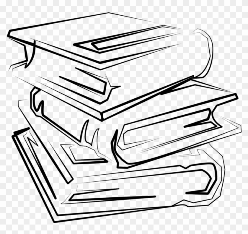 Stack Of Books Drawing Png - Free Transparent PNG Clipart Images Download