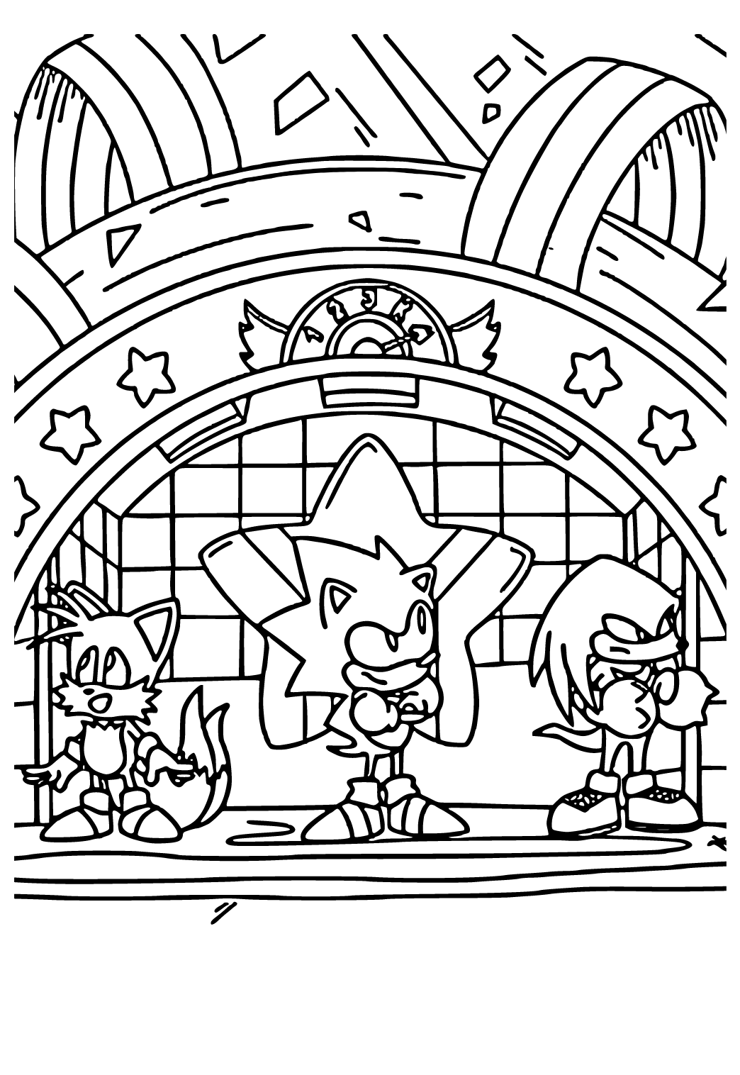 Free Printable Sonic Elevator Coloring Page, Sheet and Picture for Adults  and Kids (Girls and Boys) - Babeled.com