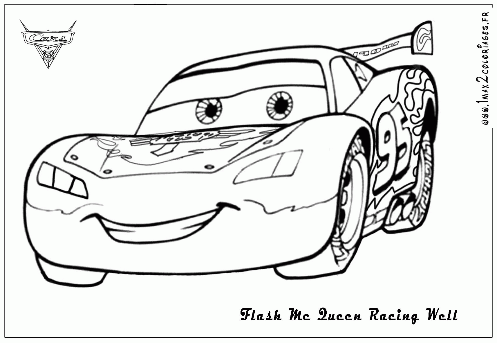 Cars 2 Coloring Pages To Print - Coloring