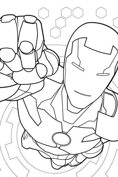 Iron Man Coloring Page | Avengers Activities | Marvel HQ