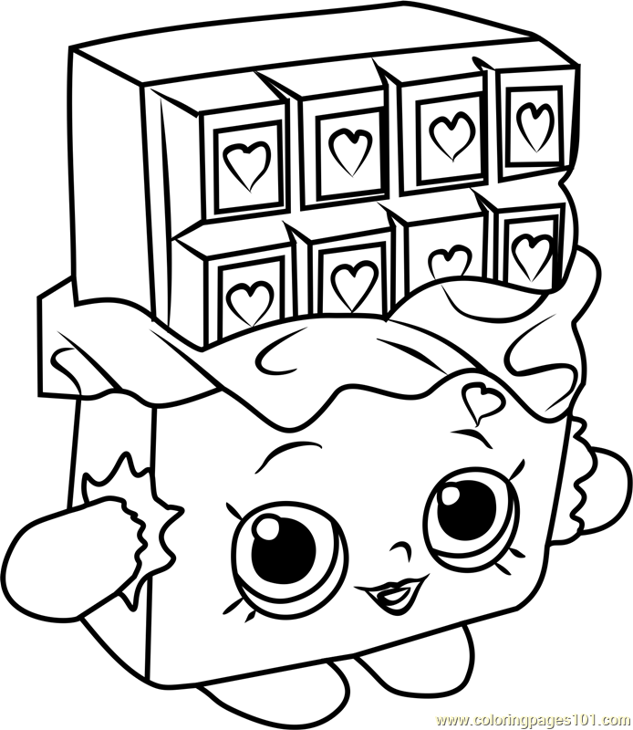 Cheeky Chocolate Shopkins Coloring Page - Free Shopkins Coloring ...