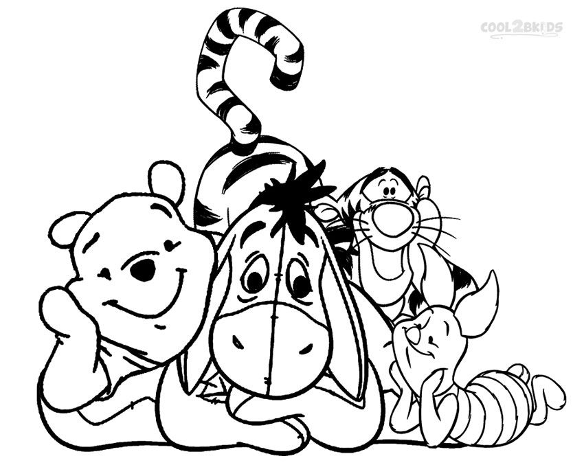 Printable Eeyore Coloring Pages For Kids | Cool2bKids