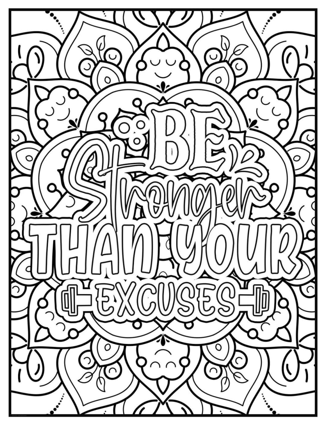 Buy 50 Motivational Coloring Pages Volume 1 Online in India - Etsy