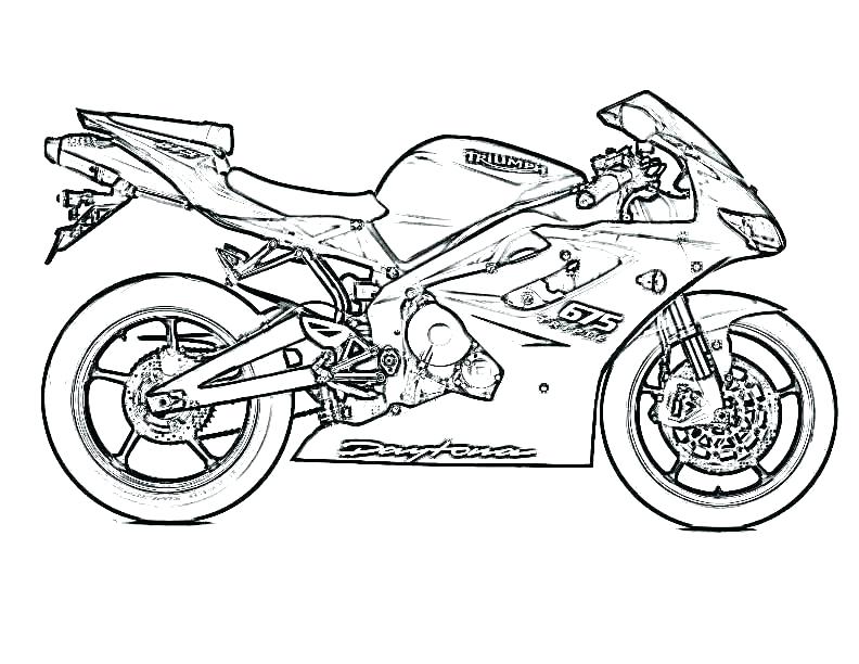 Free Motorcycle Coloring Pages To Print – Pusat Hobi