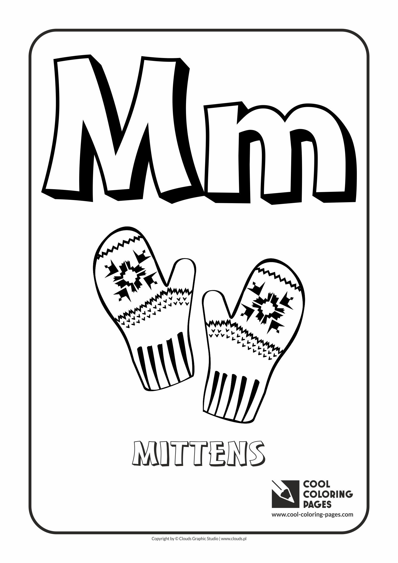 Cool Coloring Pages Letter M - Coloring Alphabet - Cool Coloring Pages |  Free educational coloring pages and activities for kids