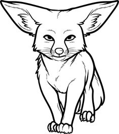 32 Desert Fox Coloring Pages ideas | fox coloring page, desert fox, coloring  pages