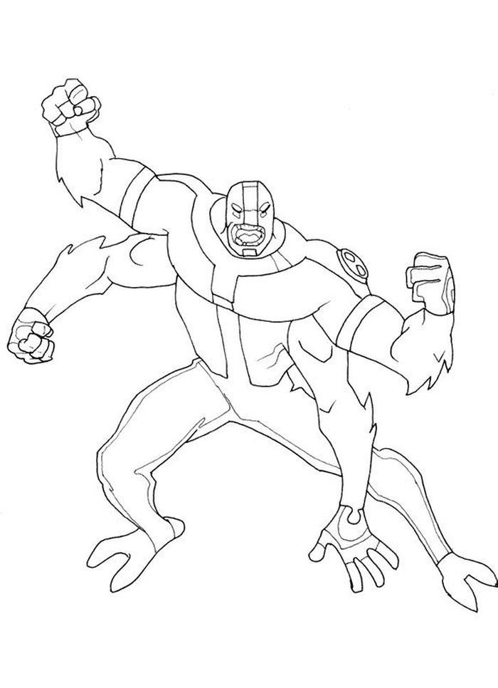Printable Ben 10 Coloring Pages For Kids in 2020 | Ben 10, Cartoon coloring  pages, Coloring books