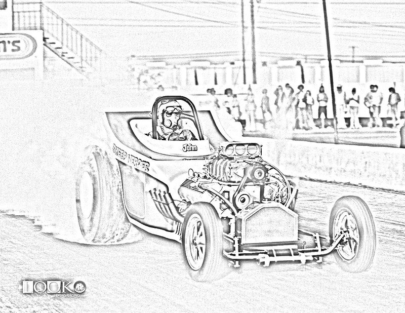 LOOK at Drag Racing | AA/FA Coloring Book Photos!