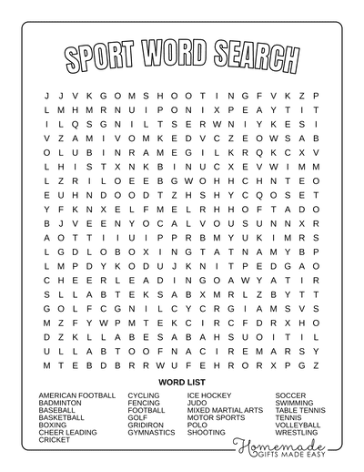 30 Free Word Search Printable Puzzles