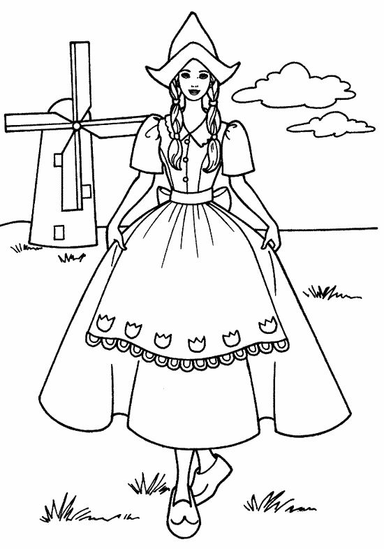 Barbie coloring pages ...