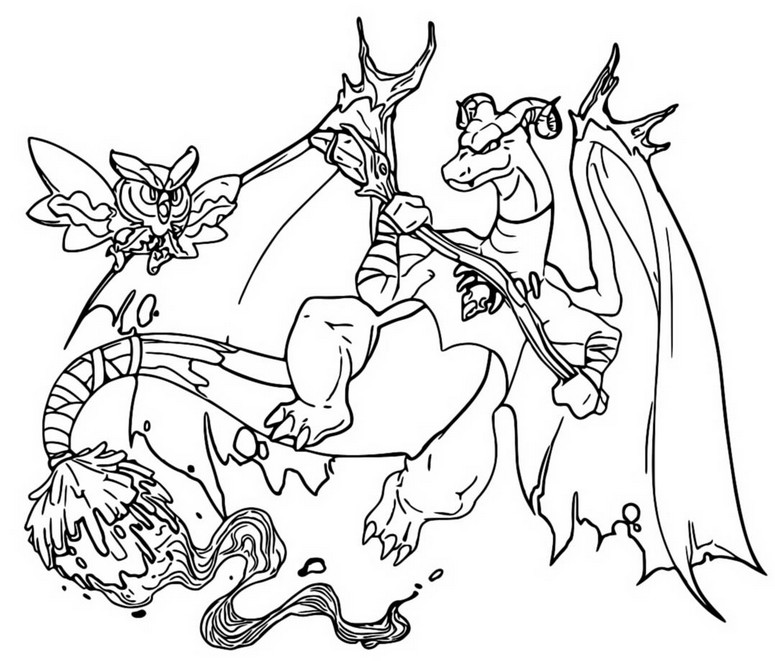 Coloring Pages Pokémon Halloween