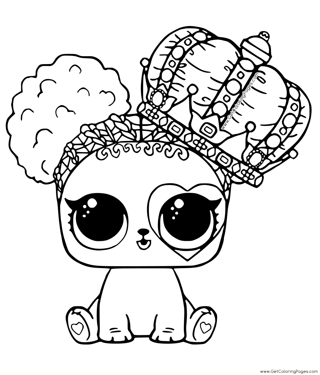 Cute LOL Surprise Pets Coloring Page ...