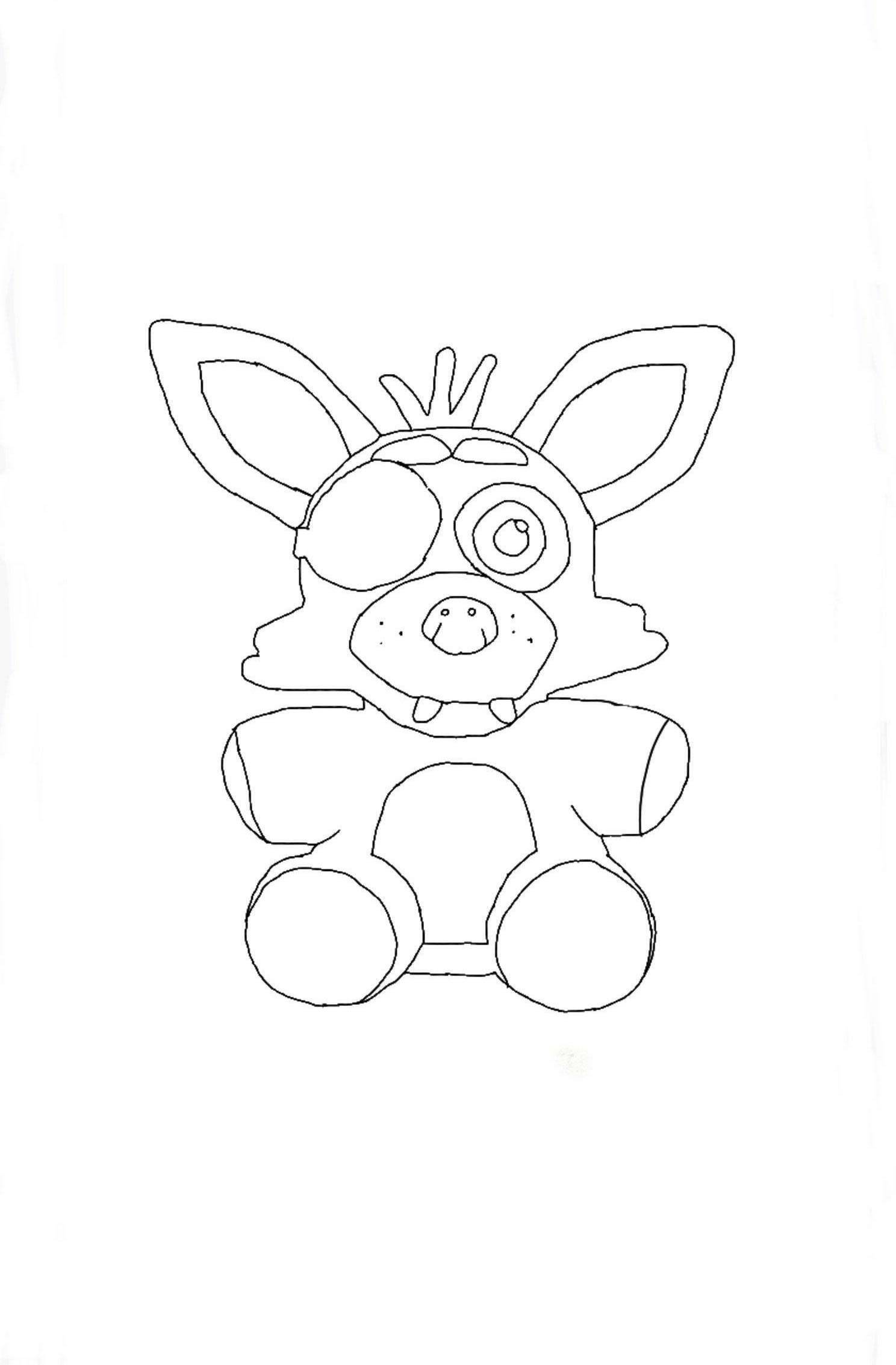 Freddy Plushy Coloring Pages ...