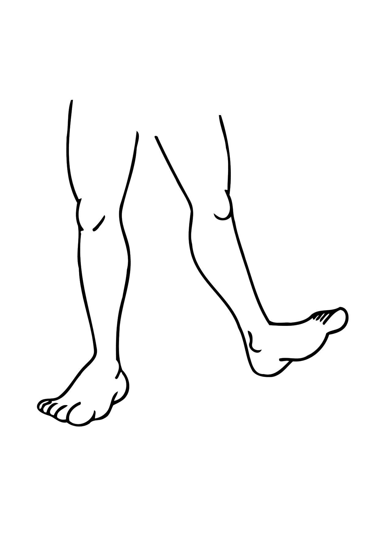 Coloring Page legs - free printable coloring pages - Img 11476
