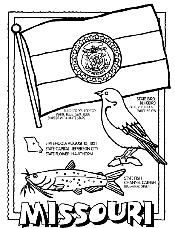 Missouri Coloring Page | crayola.com