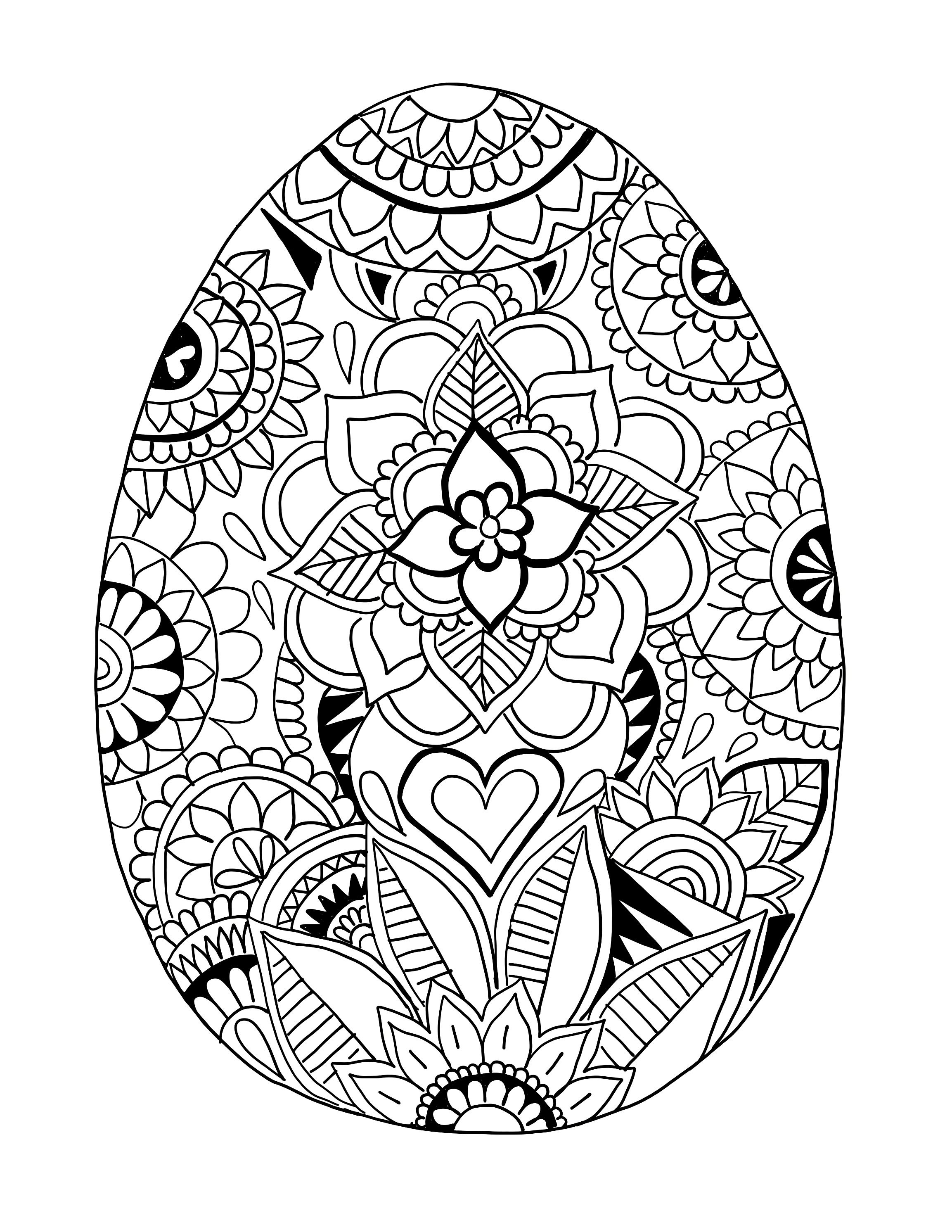 Easter Egg Coloring Page Easter Egg Printable Coloring Page Ooly -  entitlementtrap.com | Coloriage lapin de paques, Coloriage paques,  Coloriage lapin