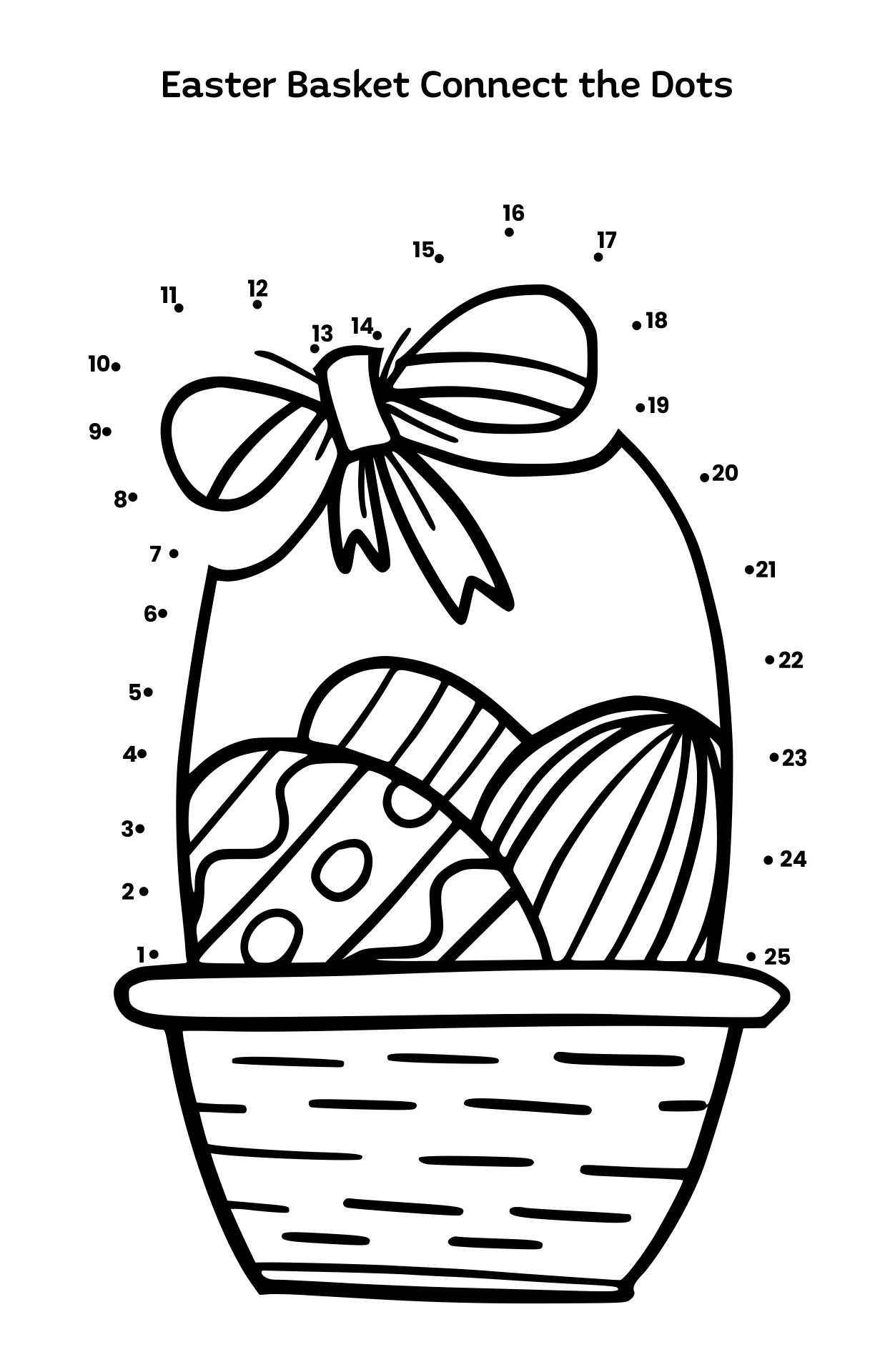 7 Best Bunny Easter Do-A-Dot Printables - printablee.com