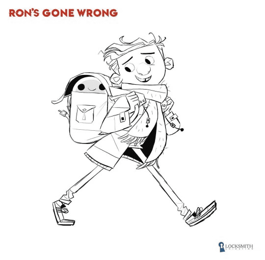 Happy Barney and Ron Coloring Pages - Ron's Gone Wrong Coloring Pages - Coloring  Pages For Kids And Adults