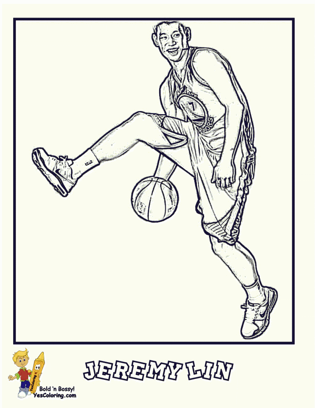 Clear E Coloring Pages Nba Basketball Coloring Pages Printable ...