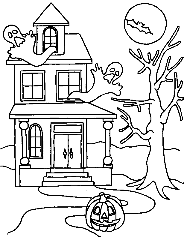 Halloween Coloring Pages (8) | Coloring Kids