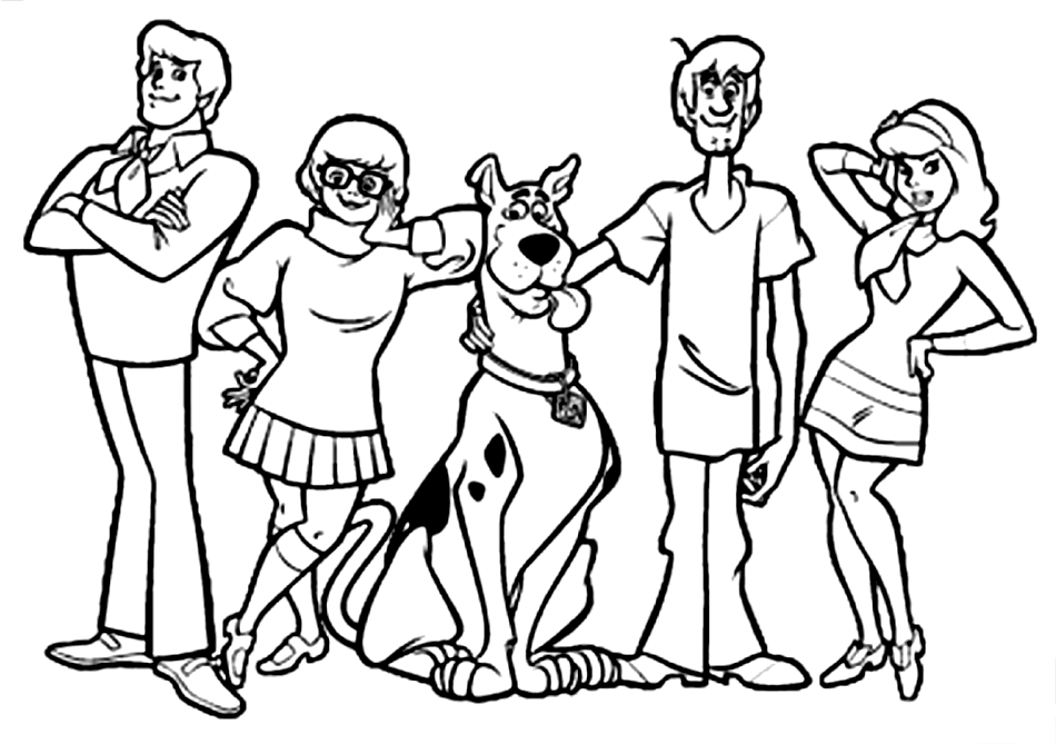 Scooby Doo Coloring Pages - Coloring Factory