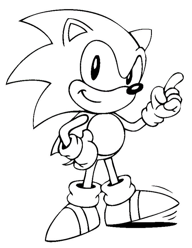 Coloring Online Sonic | Free Coloring Online