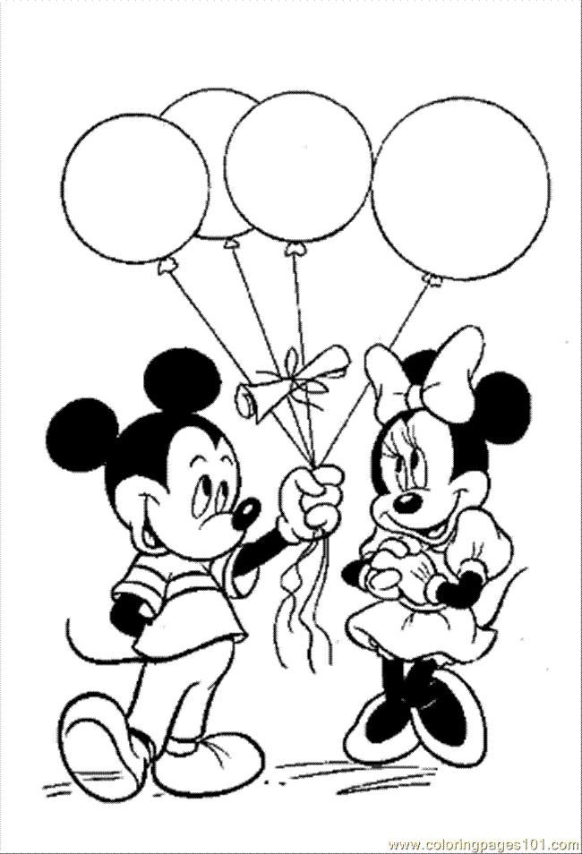 Coloring Pages Mickeymouse (Cartoons > Mickey Mouse) - free 