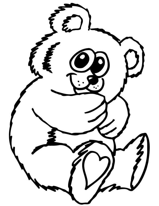 Free Printable Teddy Bear Coloring Pages | HM Coloring Pages