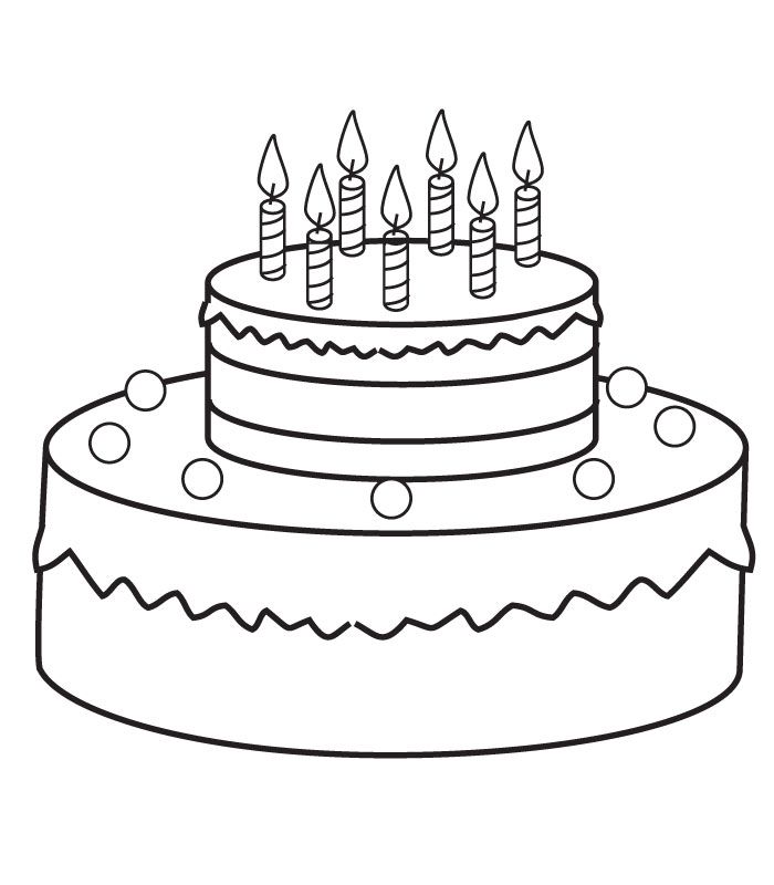 Search Results » Birthday Cake Coloring Pages
