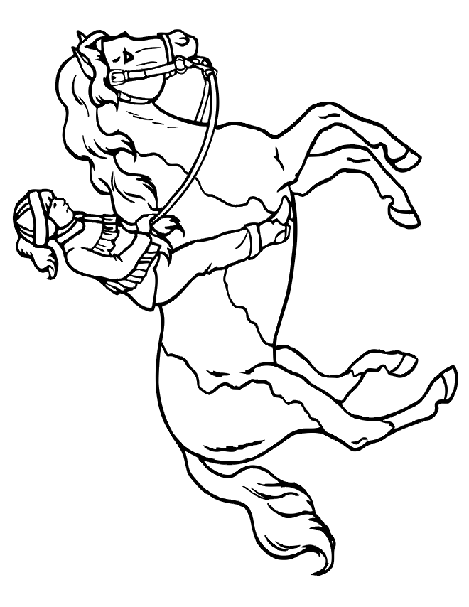 Horse Coloring Page | COLORING WS