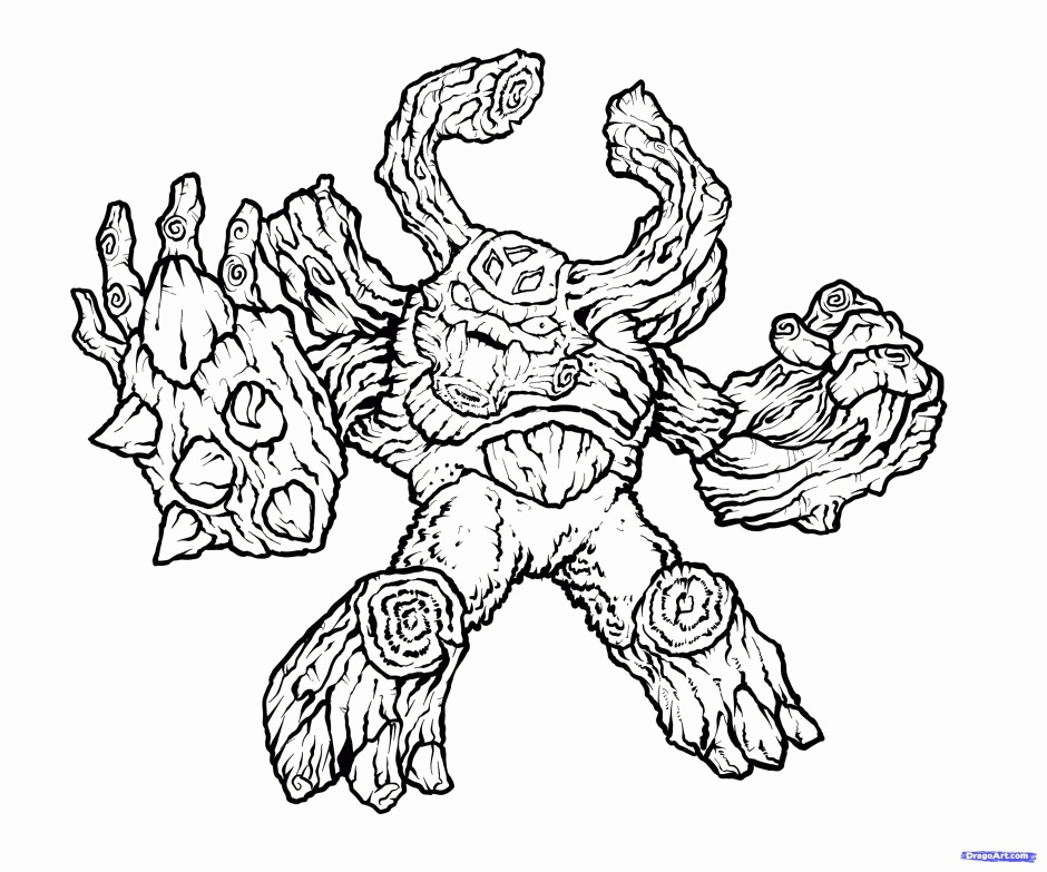 Skylander Giants Coloring Page Free Coloring Pages Free 179462 