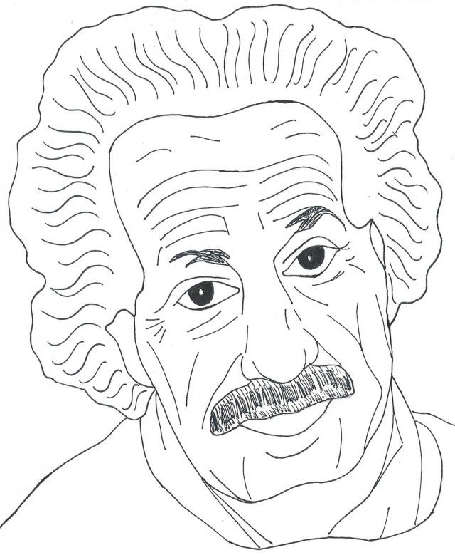Free Albert Einstein Coloring Pages Figure Coloring Pages 239753 