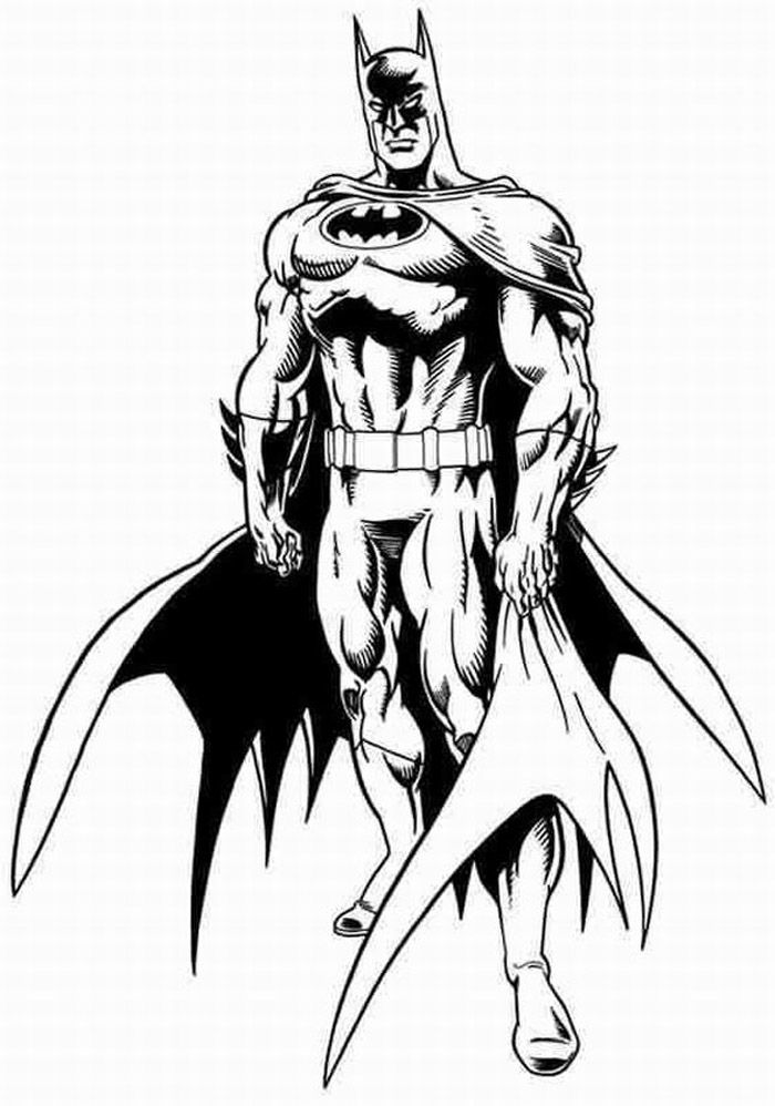 Bat Man Coloring Pages - Free Printable Coloring Pages | Free 
