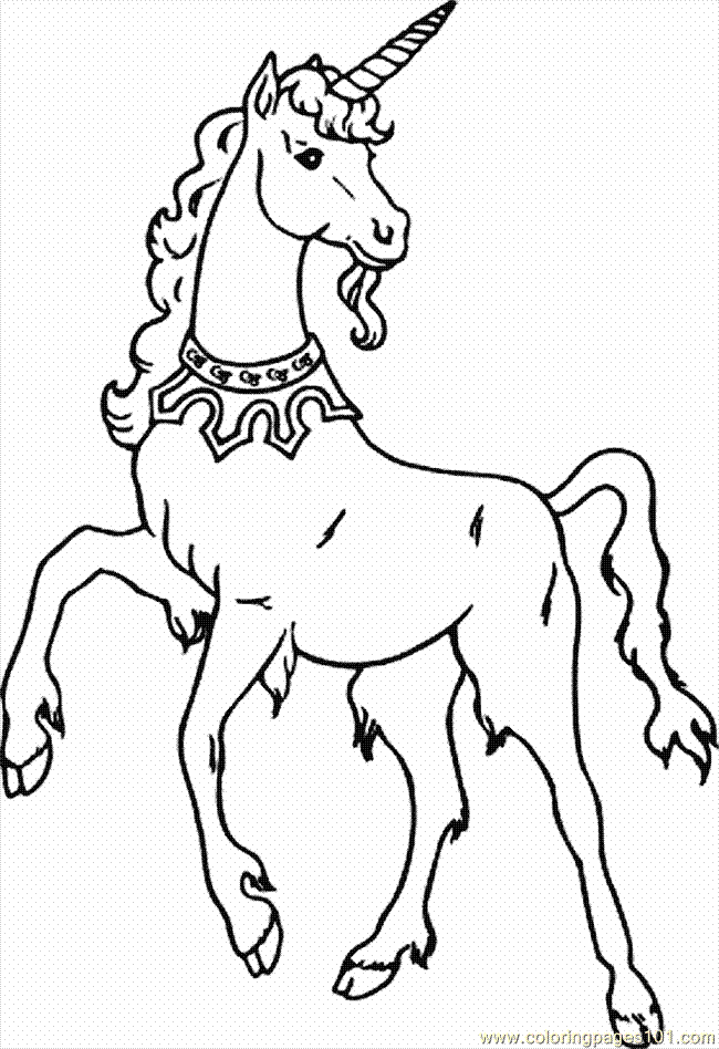 Coloring Pages Unicorn14 (Cartoons > Unicorn) - free printable 