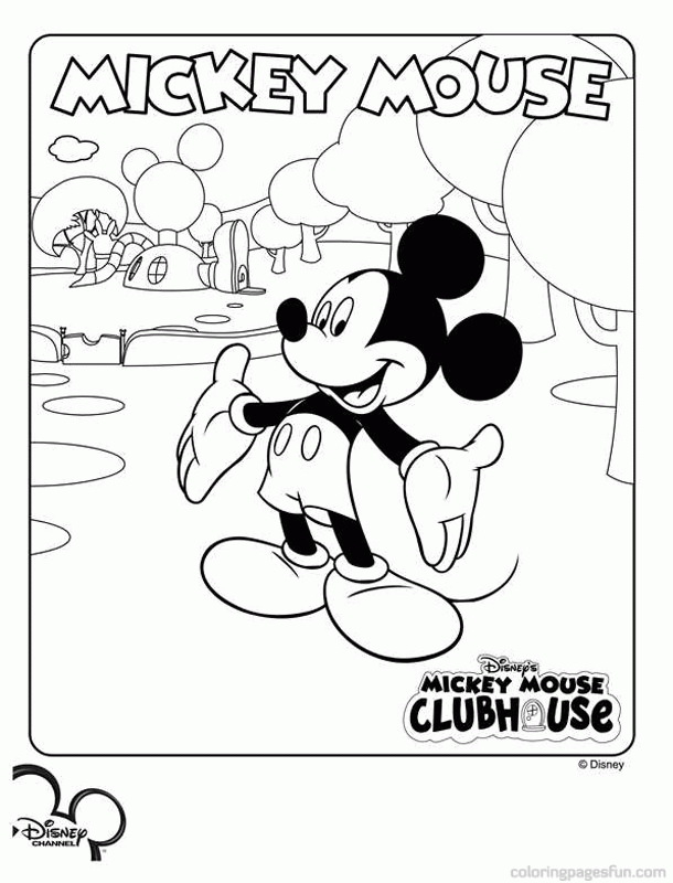 Mickey Mouse Clubhouse Coloring Pages 14 | Free Printable Coloring 