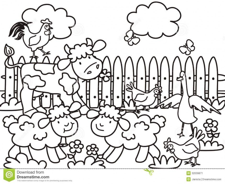 Free Printable Farm Animal Coloring Pages Great For Kids Free 