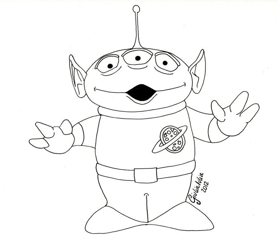Alien Toy Story Drawing Images & Pictures - Becuo