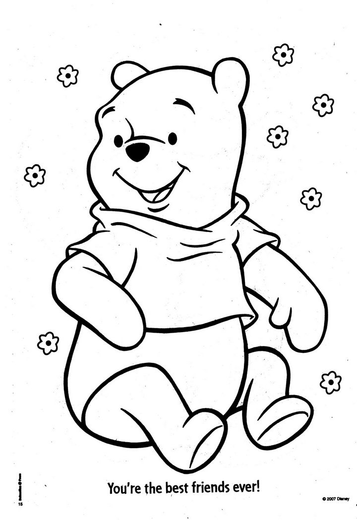 My Friends Tigger & Pooh > Printable Disney Channel's Coloring 