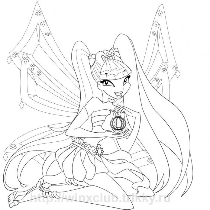 winx club stormy Colouring Pages