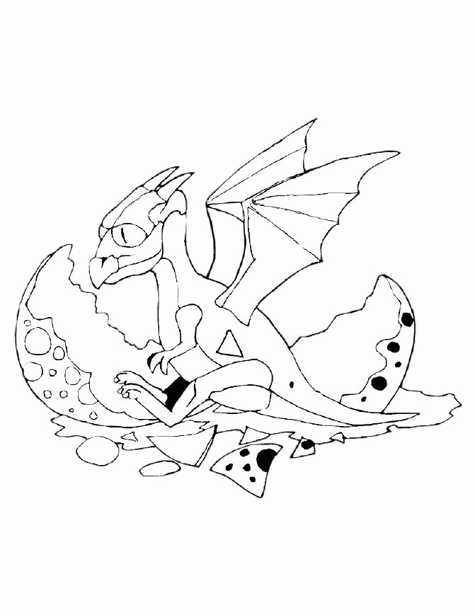 coloring pages dragons