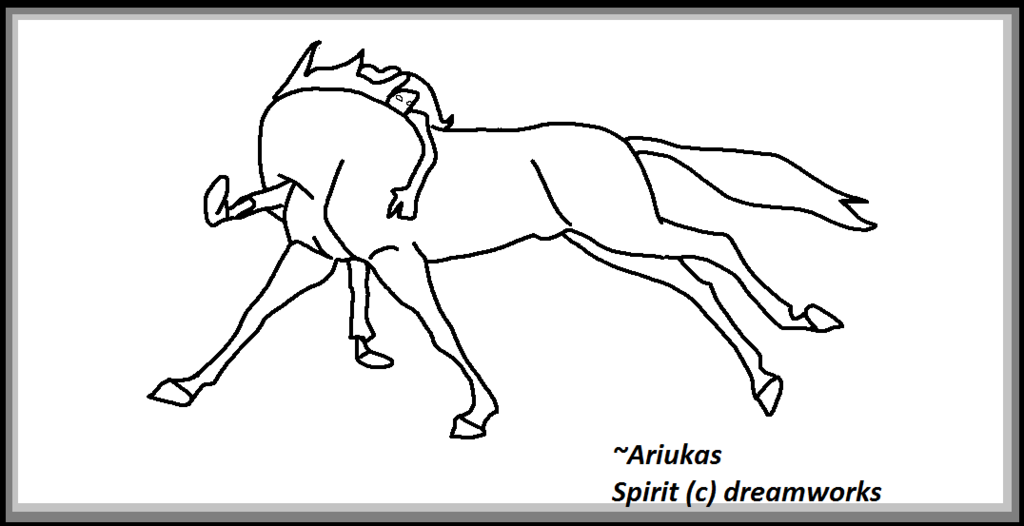 Base: Spirit Stallion of Cimarron 14 by Ariukas on deviantART