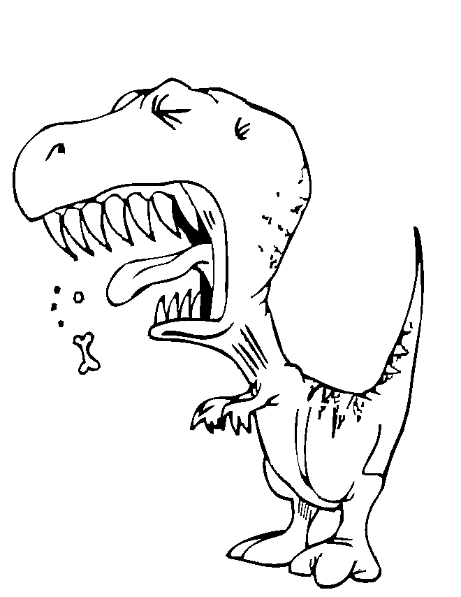 Online Coloring T-rex | Free Coloring Online